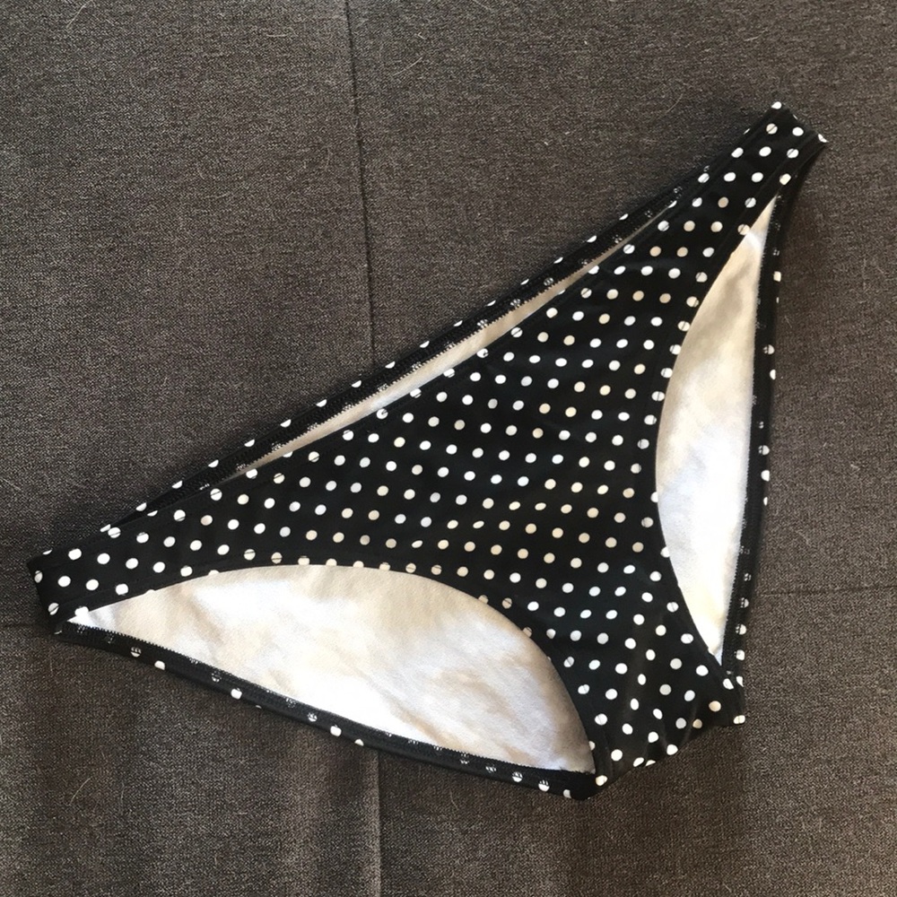 Polka dot bikini bottom